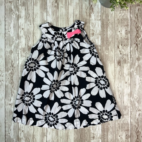 Carter's Other - CARTERS Black & White Flower Sleevless Dress